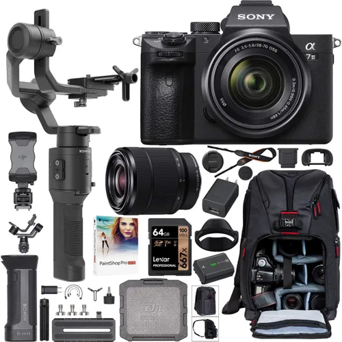 Miniatura 8 de Sony a7III - Cámara sin espejo de fotograma completo con kit de lente FE 28-70mm F3.5-5.6 OSS ILCE-7M3K/B Modelo oficial de Sony USA Partner