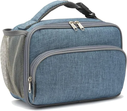Miniatura 14 de FlowFly Lonchera para niños, bolsa suave aislada, mini hielera para el regreso a clases, kit de bolsa térmica para comidas, para niñas, niños, Avión