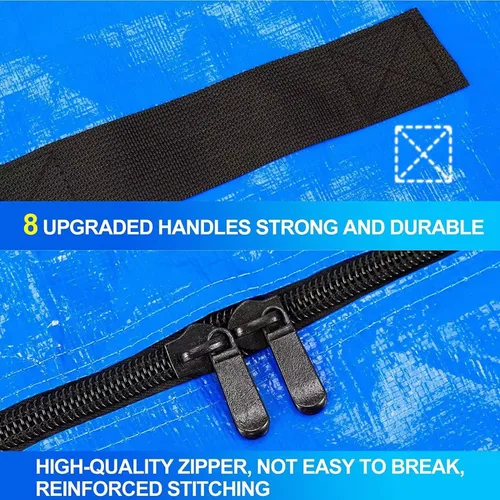 Miniatura 3 de Fundas de colchón para mudanza y almacenamiento (tamaño Cali King), bolsas de colchón para mudanzas, resistentes, protector de colchón para mudanza
