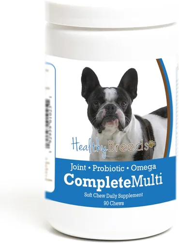 Miniatura 333 de Healthy Breeds Pug todo en uno multivitamínico suave masticable 60