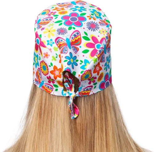 Miniatura 35 de Print Scrub Caps - Sombrero perfecto para enfermeras, médicos y EMTs..