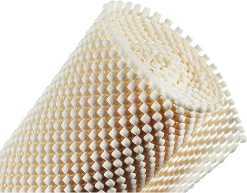 Miniatura 5 de Forro para Estantes Forro para Cajones Tapete Antideslizante Forros para Estantes 12" X 6.5' Patrón de Cuadrícula PVC No Adhesivo Forro con Agarre