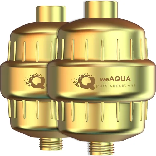 Miniatura 8 de WeAQUA Filtros de Ducha de Servicio Pesado Familiar Paquete de 2 – 99% de Eliminación para Agua Dura, Cloro, Fluoruro, Metales Pesados, Micro-vida