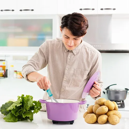 Miniatura 6 de Joyoldelf Triturador de Papas de Servicio Pesado, Triturador Integrado de Acero Inoxidable Herramienta de Cocina y Triturador