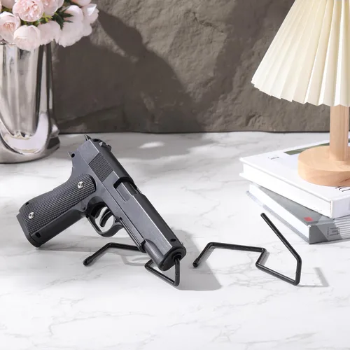 Miniatura 5 de Yaocom 5 piezas de soporte de exhibición de pistola para pistolas de interior para pistolas para pistolas para cajas fuertes, armarios y veteranos