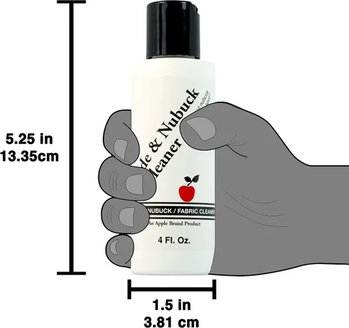 Miniatura 2 de Apple Brand Limpiador de zapatos de gamuza y nobuk/tela, 4 onzas, para zapatos, botas, bolsos, equipaje, muebles y más, Neutro