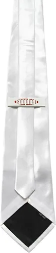 Miniatura 36 de Soophen corbata para hombre 3.75 pulgadas de color sólido