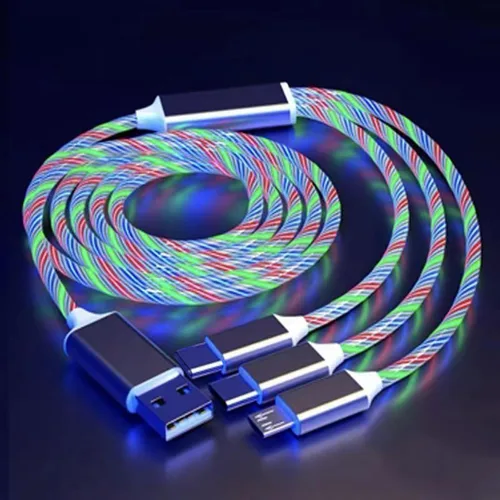 Miniatura 29 de Dynamic RGB USB Extension Hub (3-in-1) - High-Speed Data Transmission and Charging Port for laptops, Supports Fast Charging, and Features Colorful