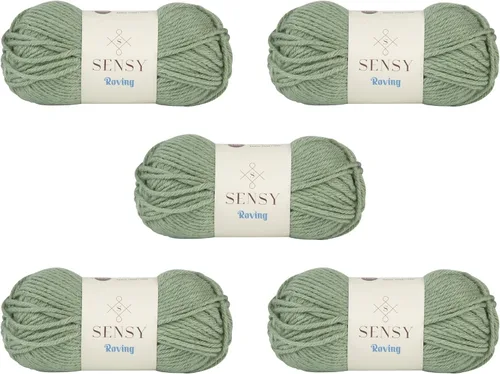 Miniatura 71 de Sensy Roving - Ovillo de lana multicolor, 3.5 onzas, 132 yardas, calibre 5, voluminoso (otoño)