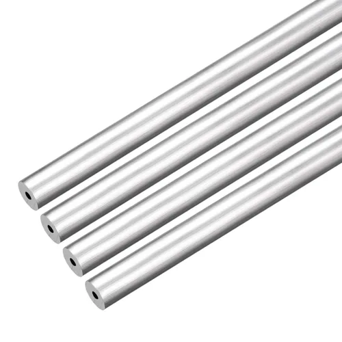 Miniatura 9 de uxcell 4 unids 6063 tubo recto redondo de aluminio sin costura 1 pies longitud 0.0975 pulgadas ID 0.39 pulgadas OD