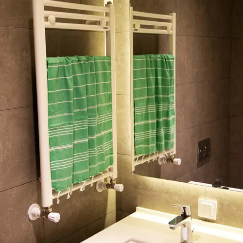 Miniatura 2 de Juego de 4 toallas de baño para mano y gimnasio, decorativas de peshtemal turco, 100% algodón, tamaño grande 50 x 100 cm.