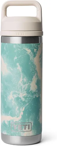 Miniatura 28 de YETI Rambler Botella de 18 oz, aislada al vacío, de acero inoxidable con tapa Chug, negro