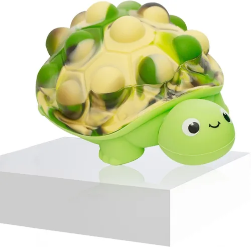 Miniatura 9 de Anboor Juguete Pop Fidget, Juguete Sensorial de Silicona 3D con Burbujas de Hamburguesa para Apretar, Bola de Estrés Anti-Ansiedad, Juguetes