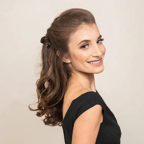 Miniatura 4 de 9 pinzas para el pelo de pulpo de 1.6 in, medianas y pequeñas, pinzas para el cabello ámbar Aceessories antideslizantes, agarres fuertes