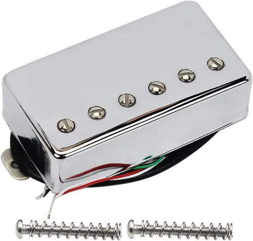 Miniatura 10 de FLEOR Juego de pastillas de guitarra Humbucker cerámica para cuello + puente de guitarra negra compatible con guitarra eléctrica estilo LP Juego