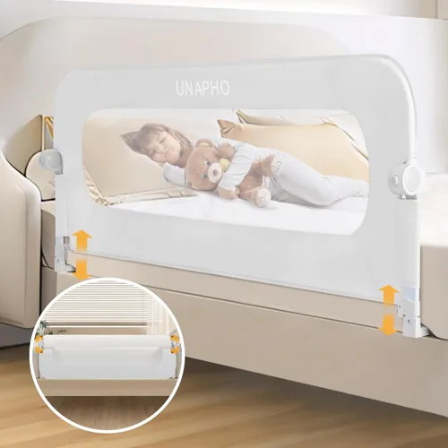 Miniatura 8 de Riel de cama para niños pequeños, rieles para camas infantiles abatibles para cama individual, matrimonial, Queen, King, litera, protector de riel