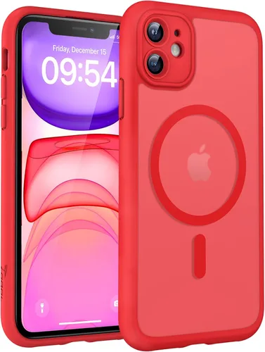 Miniatura 146 de TOCOL Funda magnética 3 en 1 para iPhone 14 Pro, mejorada [protección completa de cámara] con 2 protectores de pantalla, funda de grado militar Azul