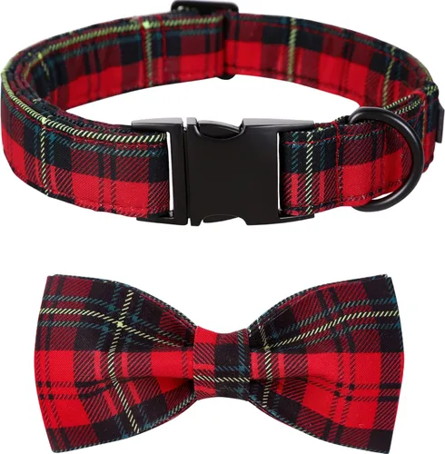 Miniatura 18 de Lionet Paws Collar de primavera para perro con lazo marinero, suave, cómodo, ajustable, lindo collar de margaritas para perros grandes, cuello de 16