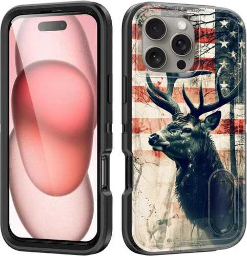 Miniatura 47 de Funda para iPhone Air con soporte integrado, a prueba de golpes, polvo y caídas, 3 capas, grado militar, funda protectora para iPhone Air de 6.5