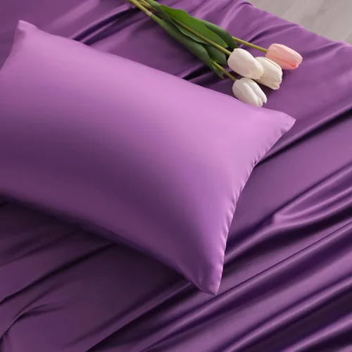Miniatura 7 de NTBAY - Fundas de almohada de satén de seda con cremallera para niños pequeños - 2 unidades con cremallera oculta de 13x18 - Fundas de almohada