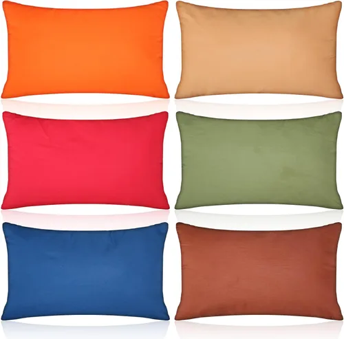Miniatura 9 de Kigley Paquete de 6 mini almohadas pequeñas a granel de 14 x 9 pulgadas, almohada suave para siesta de viaje, para guardería, siesta de mascotas