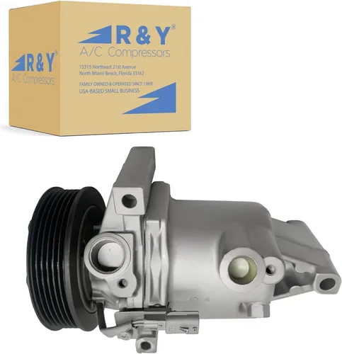 RYC - Compresor de aire acondicionado automotriz y embrague de A/C AD-1735 (se adapta a Nissan Kicks 1.6L 2018, 2019, 2020, 2021, 2022, 2023;