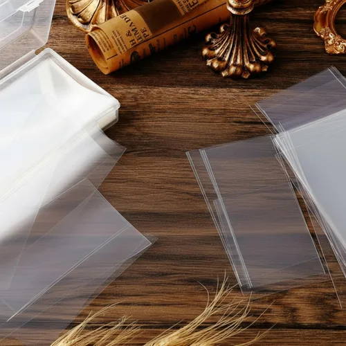 Miniatura 6 de Shappy 151 fundas transparentes para dinero con estuche de almacenamiento de plástico, soportes de dinero de papel, fundas para billetes de dólar