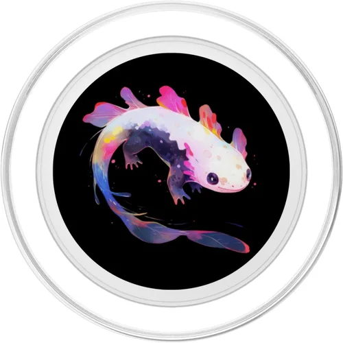 Miniatura 2 de Vibran Axolotl PopSockets MagSafe PopGrip para iPhone