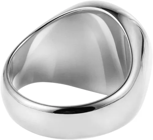Miniatura 3 de HZMAN Anillo de exorcismo de San Benito para hombre acero inoxidable cruz católica romana protección de demonios anillo de cazador de fantasmas