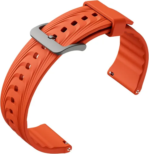 Miniatura 8 de Ticwatch Pro 5 - Correa de repuesto para reloj inteligente, 0.945 in de ancho, correa de reloj de silicona de liberación rápida, solo para reloj Pro