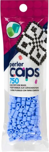 Miniatura 22 de Perler 80-16107 Solid-Top Cap Perler Beads, Bronceado, 750 piezas