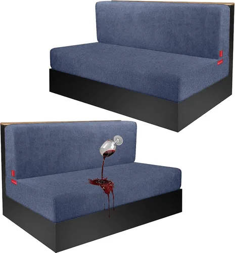 Miniatura 120 de Fundas de cojín impermeables para sofá, funda elástica lavable con diseño elástico antideslizante, protector de muebles para mascotas y niños