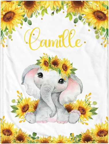 Miniatura 18 de Manta de Bebé Personalizada para Niñas, Manta de Bebé Personalizada con Nombre, Mantas Suaves y Acogedoras Personalizadas con Nombre para Niños