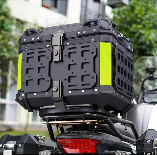 Miniatura 9 de Caja Superior de Motocicleta de 55L con Panel Molle Caja Superior Universal para Motocicletas Adecuada para Guardar Cascos y Equipaje