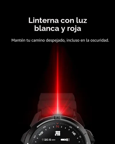 Miniatura 6 de Reloj inteligente resistente Cubitt Terra con GPS de doble banda, pantalla AMOLED de 1.48”, mapas sin conexión, VITA AI, entrenador AI, puntaje