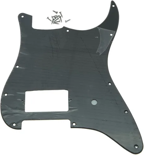 Miniatura 17 de KAISH - Golpeador de guitarra con 11 agujeros, estilo ST/Strat, un humbucker, para Delonge Stratocaster/Strat, color perla envejecida