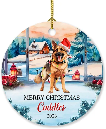 Miniatura 28 de Adorno de perro de Alaskan Malamute personalizado, árbol de Navidad, adorno de perro de Malamute de Alaska, regalos para amantes de los perros