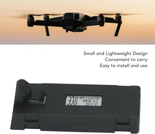 Miniatura 4 de Batería RC Drone Quadcopter Drone Reemplazo de Batería, 3.7V 1800mAh Li Reemplazo para UAV para E88 E88PRO E88MAX E525 E99 E99PRO P1 P5PRO K3 S1 P8