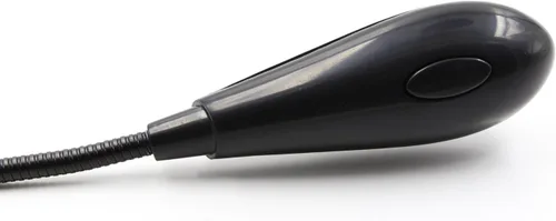 Miniatura 4 de HANERDUN Brillante LED USB Lámpara de lectura de luz para portátil Cuello Flexible Negro