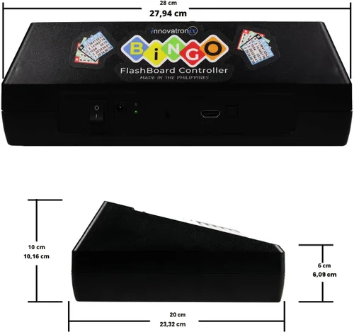 Miniatura 3 de Bingo v2 Tablero Flash inalámbrico con controlador (ahora con Wi-Fi) - Versión de EE. UU. 75 bolas - Uso para juegos con 1 año de garantía Nueva