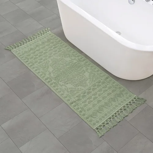 Miniatura 52 de French Connection Nellore Alfombras de Baño, Tapetes de Baño Tejidos y con Cuentas, Tapetes de Baño Duraderos y Gruesos para Baño y Alfombras