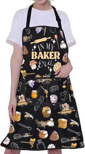 Miniatura 5 de CMNIM Delantal para hornear in My Baker Era Pastelero Chef Regalos para Baker Delantal para mujeres amantes de la repostería, regalos divertidos