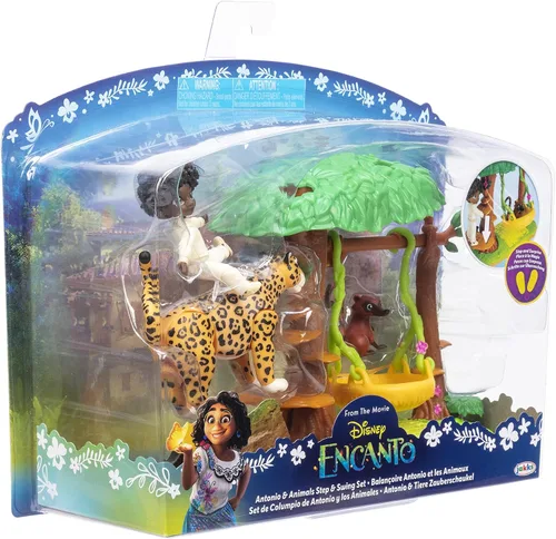 Miniatura 8 de Disney Encanto Antonio's Animal Swing Playset con figura de Jaguar