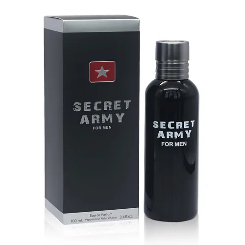 AFLUXE Secret Army - Perfume de colonia para hombre, Eau de Toilette NaturalSpray para hombre, fragancia de larga duración, 3.4 onzas líquidas para