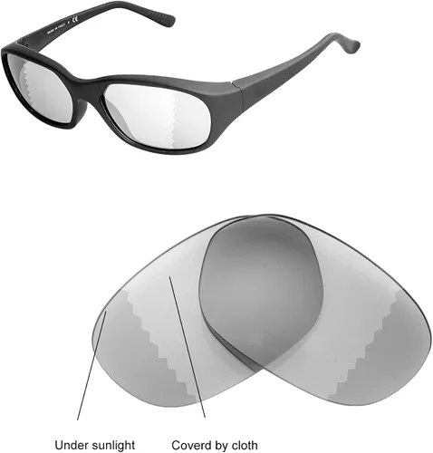 Miniatura 3 de Walleva Lentes de repuesto para lentes de sol Ray-Ban RB2016 Daddy-O de 2.323in, múltiples opciones disponibles