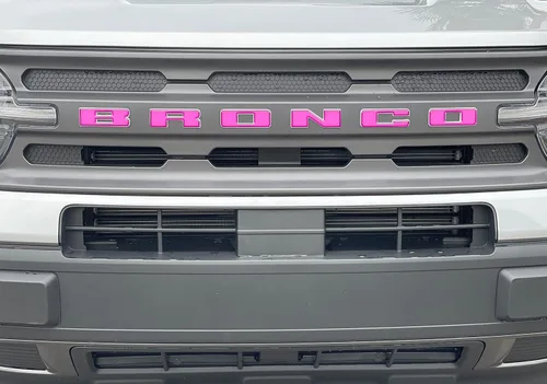 Miniatura 15 de Superposiciones de letras de rejilla - Compatible con Bronco Sport 2021-2026