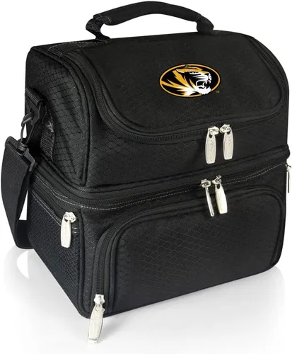 Miniatura 14 de PICNIC TIME NCAA Nebraska Cornhuskers Pranzo - Lonchera aislada con juego de pícnic, bolsa enfriadora para el almuerzo Negro