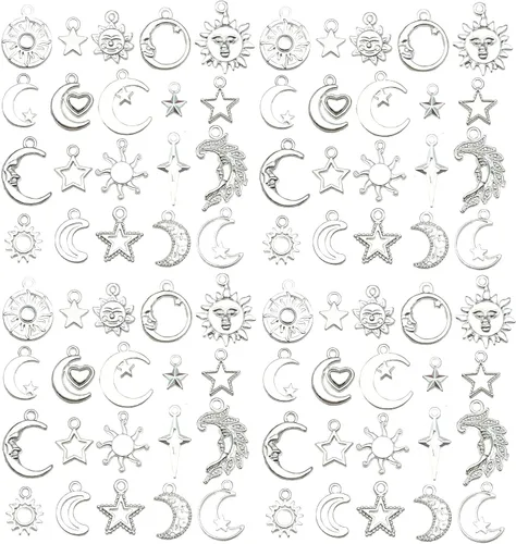 Miniatura 34 de WOCRAFT 60 piezas de dijes de pulsera de cruz dorada KC para juegos de fabricación de joyas, collares, pulseras, llaveros, kit de suministros de KC
