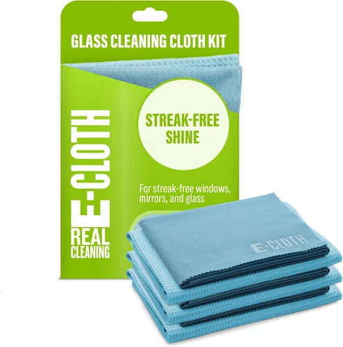 Miniatura 14 de E-Cloth Kit de paño de limpieza de microfibra para ventanas, espejos, automóviles, lentes, lentes y más, limpieza sin rayas, lavable a máquina