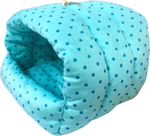 Miniatura 4 de WOWOWMEOW - Cama para cobayo, hámster, animales pequeños, cama con forma de cueva para colgar